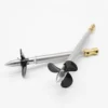 RC Boat 4mm Ship Shaft Drive Shaft Coupling & 3-Blade Propeller Kit
