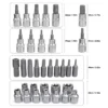 34PCS E-Type & Torx Socket Set – External Torx Socket & Bit Tool Kit for Automotive Repair