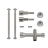 SCY 16201 Pro Metal Front & Rear Drive Shaft CVD Dogbone Kit for 1/16 Brushless RC Car