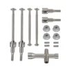 SCY 16201 Pro Metal Front & Rear Drive Shaft CVD Dogbone Kit for 1/16 Brushless RC Car