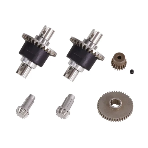 SCY 1/16 RC Car Metal Differential Assembly Upgrade Kit with Gear Set