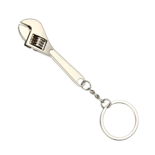 Mini Adjustable Keychain Wrench Portable Multi-Function Repair Tool for Car & Bike