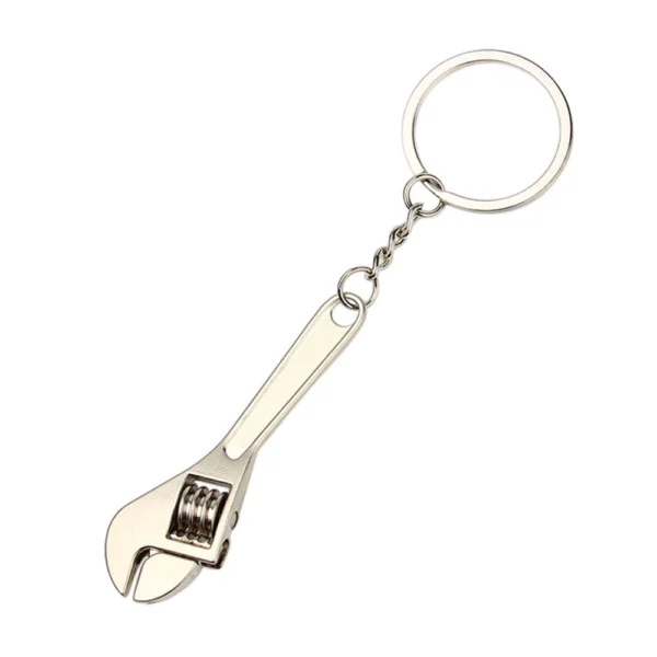 Mini Adjustable Keychain Wrench Portable Multi-Function Repair Tool for Car & Bike