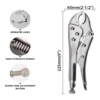 CR-V Long Nose Locking Pliers 5 Inch to 9 Inch Professional Grade Grip Tool