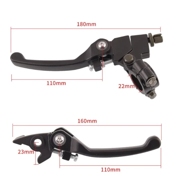 Universal Motorcycle Clutch & Brake Lever Set
